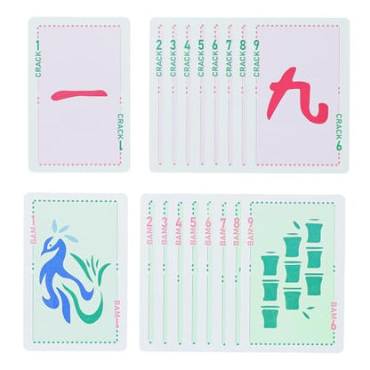 Jongyance 160-Piece American Mahjong Playing Cards Set, Includes Manual, Storage Box, Dice, Chips & Wind Indicator – Portable, Travel-Friendly