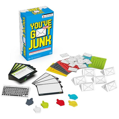 Spin Master Games, You’ve Got Junk - The Hilarious Spam-Filled Party Game, Adult Email Subject Line Cards for Friendsgiving, Happy Hour, Bachelorette Party, Adults, 3-10 Players, for Ages 18 & Up - style: You've Got Junk - Party Game