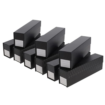 BCW QuickFold® Card Storage Boxes for Magnetics & Toploaders – 9 Pack | Trading Card Holder Box with Magnetic Closure | Easy Fold Assembly for Sports and TCG Cards - size: 9 Pack