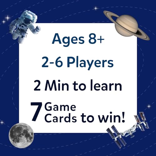 Skillmatics Guess in 10 – NASA Space, Educational & Trivia Card Game - style: 4. Space