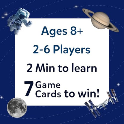 Skillmatics Guess in 10 – NASA Space, Educational Card Game, Gift for Kids | Family Trivia Game, STEM Board Game, Science & Planets, Screen-Free Fun, Girls & Boys Ages 8, 9, 10 and Up - style: 4. Space