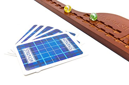 Stramash - The Scottish Board Game - Original Version - 2-6 Players - Ages 8+ - Wooden Game Board - Perfect for the Family - A Game of Strategy & Guile