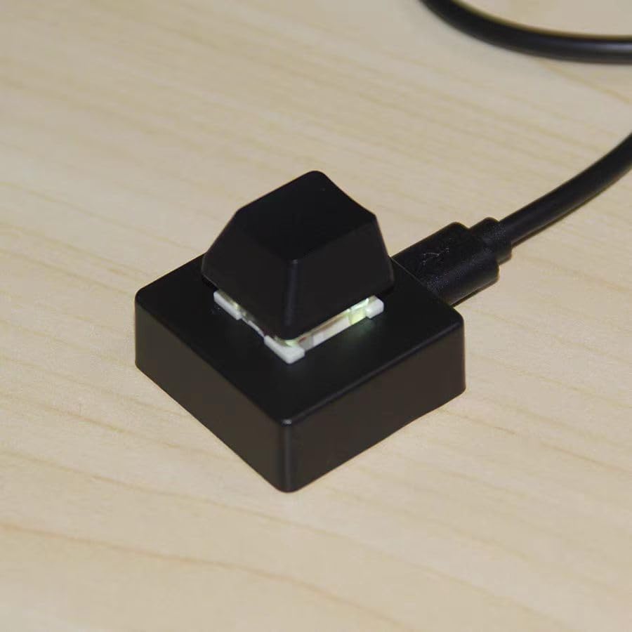Single Keyboard Switch Game Keypad Programmable Macro PC One Keyboard User-Defined USB Switch Button 1 Key to Enter Password