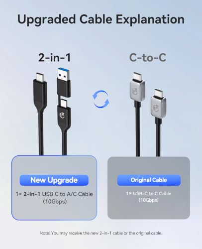 ORICO 10Gbps USB C Hub, 4-Port Zinc Alloy USB 3.2 Splitter with 2 USB-A & 2 USB-C Ports, High-Speed Data Extender for Laptops, PCs, Desktops, and More (3.28Ft) - size: 3.28Ft