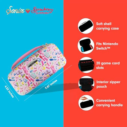 Sonix x Barbie Carrying Case for Nintendo Switch 1, Protective Travel Case | Barbie Dream Closet - color: Barbie Dream Closet