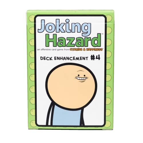 Joking Hazard Deck Enhancement #4 - Expansion Pack for Fun Party Games by Cyanide & Happiness, 100 New Hilarious Comic Cards | Perfect for Game Night | Enhancement #4 - style: Expansion Pack 4