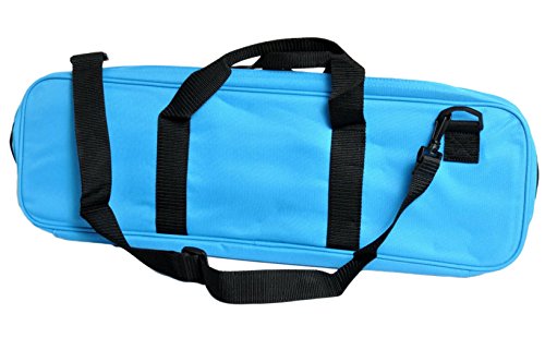 The House of Staunton Deluxe Chess Bag - by US Chess Federation - color: Neon Blue