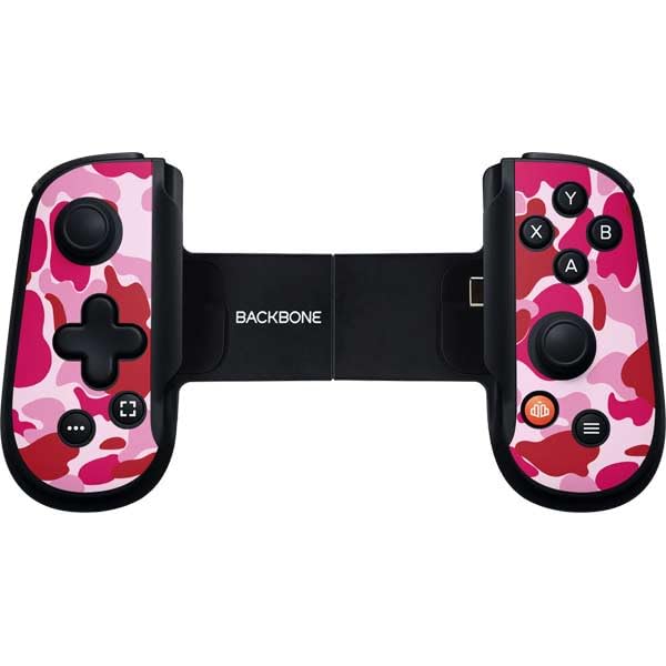 Skinit Decal Gaming Skin Compatible with Backbone One for iPhone Game Controller - Pink Street Camo Design - color: Pink - CAMBPE10