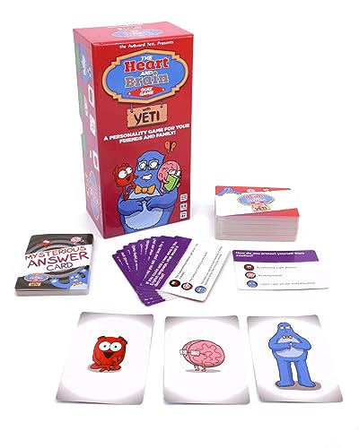 The Awkward Yeti Funny Family Card Game for Kids Ages 8+, Teens, Parents & Adults | Party Game for Family Game Night Fun with Science & Anatomy Humor | Heart & Brain Edition by Organ Attack Creator