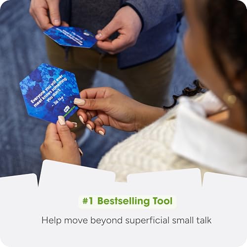 We! Engage Cards - Conversation Cards to Build Trust & Connection - 56 Inspiring Pieces with Quotes, Photos, & Activities - Ideal for Office Meetings, Ice Breakers, and Educational Team Building - color: We! Engage Cards