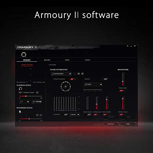 ASUS Gaming Headset ROG Theta 7.1 | Ai Noise Cancelling Headphones with Mic | ROG Home-Theatre-Grade 7.1 DAC, and Aura Syn RGB Lighting