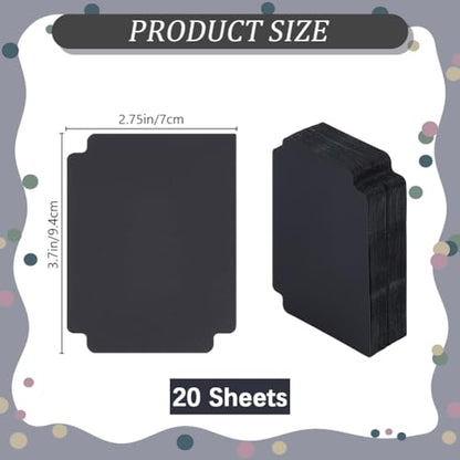CRASPIRE 20Pcs Trading Card Divider Black Card Dividers 3.7" x 2.8" Frosted Plastic Sorting Paper Storage Boxes Standard Organizer Deck Tray Separator with Tab for Sports Baseball Playing - style: Black 20Pcs
