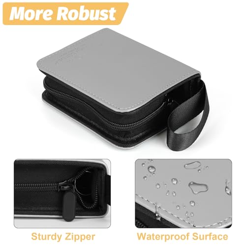 Trading Card Binder, Card Collection Binder Album Folder with 80 Side Loading Pockets, 1 Pocket Trading Card Album Folder for TGC,MTG, Baseball Cards, Yugioh - color: Z-silvery