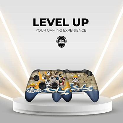 One Peice Custom X-box Controller Wireless compatible with X-box One/X-box Series X/S by DreamController | Proudly Customized in USA with Permanent HYDRO-DIP Printing(NOT JUST A SKIN) (MODDED) - color: One Piecce, size: Modded - Front & Back Print