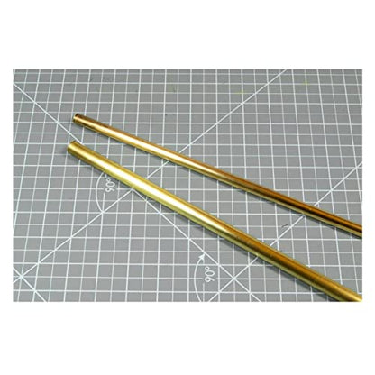AK Interactive Brass Pipes 0.5mm, 5 Units - Plastic Model Tools & Accessories # 9104