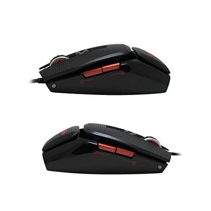 EVGA TORQ X10 901-X1-1103-KR Wired Laser Gaming Mouse Customizable/8200 DPI/5 Profiles/9 Buttons/Ambidextrous (Renewed)