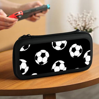 Portable Game Protection Case Compatible with Nintendo Switch, Hard Shell Shockproof Carrying Case Football Soccer Game Console Storage Bag - color: Color(97)