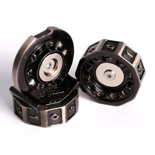 LifeLink V2 Life Counter Wheel for MTG Magic - Heavy Metal - Battleworn Silver Style by Die Hard Dice - color: Silver