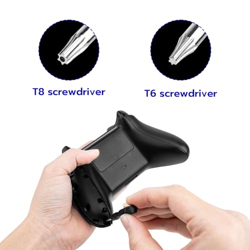 Mcbazel 5 in 1 TMR Joystick Replacement Repair Parts Thumbstick Grips Compatible with X Box Series X/S/One/One X/One S Controller