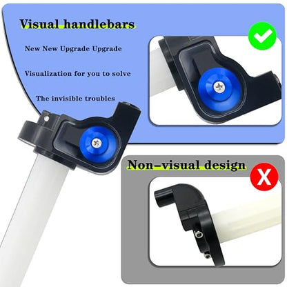 22mm 7/8" Throttle Twists Grip with Throttle Cable Upgraded Universal for Off-Road Motorcycle 250 Dirt Pit Motor Mini Bike YCF CRF70 TTR SSR KLX110 Thumpstar - color: Blue
