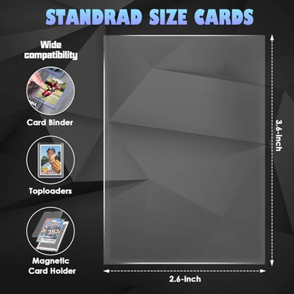 5000 PCS Card Sleeves for Trading Cards, Soft Penny Card Sleeevs Clear Plastic Card Protectors Fit for Baseball Cards MTG Sports Cards Standard Cards - size: 5000 PCS