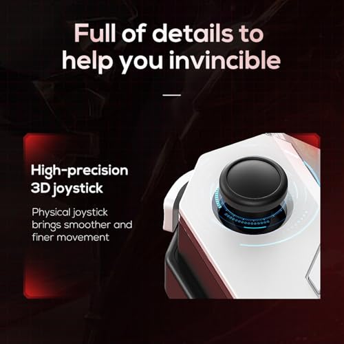 Yunseity Mobile Game Controller Joystick for Android, 150mAh Gaming Gamepad, Intelligent Pressure Control Handheld Gaming Gamepad for Mobile Phones