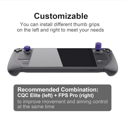 Skull & Co. Skin, CQC and FPS Thumb Grips Joystick Cap Analog Stick Cover for Steam Deck and ROG Ally- OD Green, Set of 6 - color: OD Green, size: Concave-6pcs