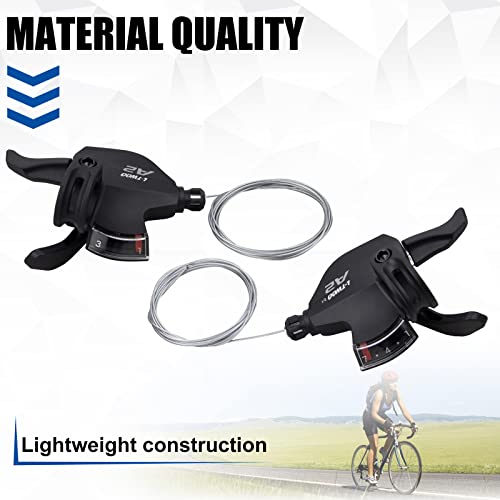WEEROCK Bike Shifter Lever 21 Speeds 3x7 Thumb Gear Shift Lever for Mountain Bicycle - color: 3x7 Speed