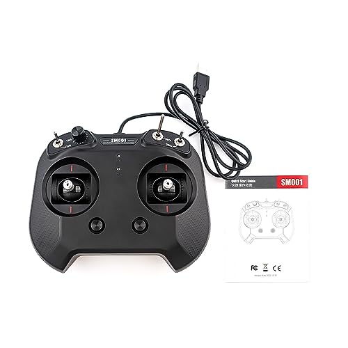Flysky FS-SM001 Flight Simulator 8CH/ 6CH Support DRL Liftoff DCL Freerider APD and Many Other Suitable for Crossing Machines (6CH Simulator Black)