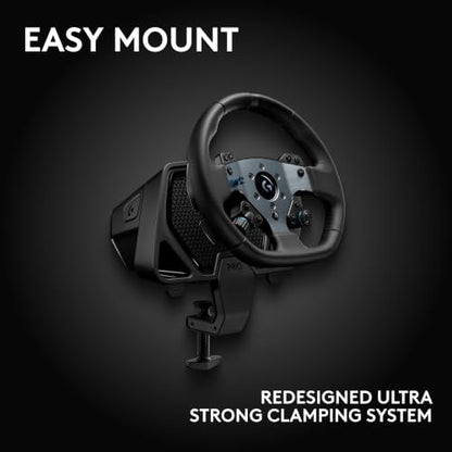 Logitech G PRO Racing Direct Drive Wheel, Hub, & Base for PS5/PS4/PC | Ultra-Realistic Feedback, Magnetic Gear Shift Paddles, Dual Clutch, Button Layout - style: Playstation|PC