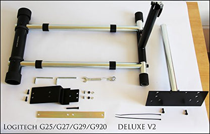 Wheel Stand Pro: G Racing Wheel Stand Compatible With Logitech G29 G923 G920 G27 & G25 Wheels, Deluxe, Original V2. Wheel and Pedals Not included.