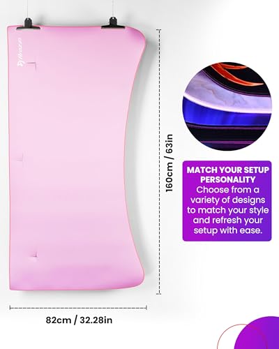 Arozzi Arena Gaming Desk Pad D002 | Full Desk Mouse Pad, Washable Desk Mat, Anti-Slip Rubber Base, Water-Resistant Surface - color: D002