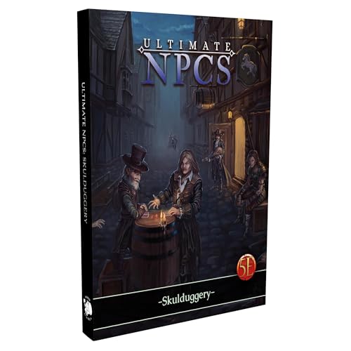 Nord Games: Ultimate NPCs: Skulduggery - Hardcover RPG Supplement Book, Full-World Character Collection, Roleplaying Game, 5e D&D Compatible, 323 Pgs - style: Skulduggery