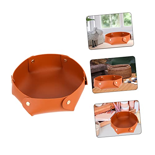 Folding Dice Tray Portable Pu Dice Storage Organizer for Tabletop Games Capacity Tray for Household Use for Parties and Family Gatherings