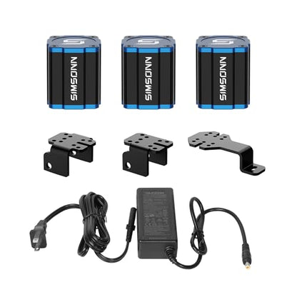 SIMSONN Racing Simulator Pedals Vibration Motor Module Haptic Pedals Reactor (3PCS VAM Neo set) - color: 3PCS VAM Neo set