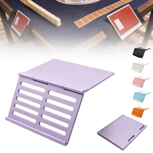 Mahjong Card Holder for Table, Under Mat Slide in Stand Angled Viewing Rack Foldable 3D Printed Space Saving Accessory for American Mahjong Mat (B - 06) - color: B - 06