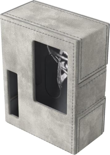 Gamegenic Arkham Horror Investigator Deck Tome - Premium Deck Box for Arkham Horror: The Card Game, Holds a Full Investigator Deck, Neutral - Gray Color, Made - color: Gray