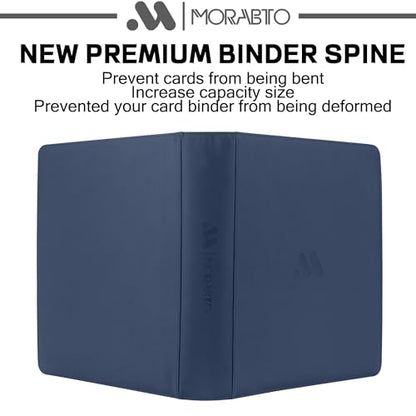 Card Binder 20 Pocket,Trading Card Binder Holds up to 2000 Cards with 50 Sleeves,Zipper Card Holder Album Compatible with TCG Card/Game Cards/Sports Card - color: Dark Blue, size: 20 Pocket 2000