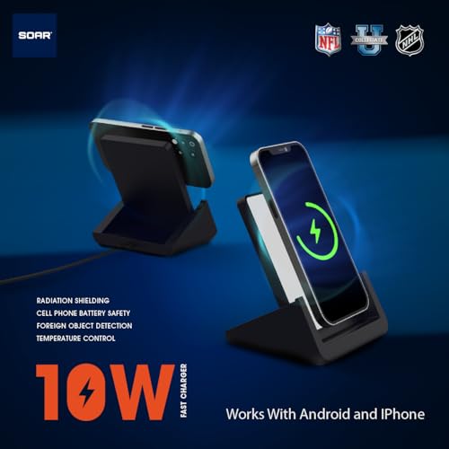 SOAR NCAA Cell Phone Wireless Charging Stand V.4