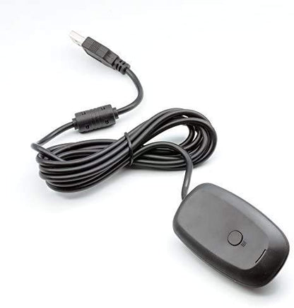 QUMOX Wireless Gaming Receiver Compatible with The Microsoft Xbox 360 for PC Controller Windows