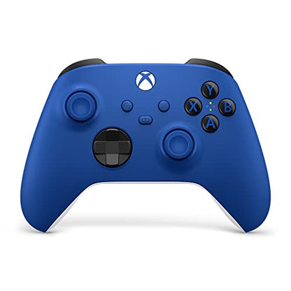 Xbox Wireless Controller - Shock Blue - Bluetooth - USB - Xbox Series X, S, One, PC, Android, iOS, Tablet - 19 Buttons - 90 Days Warranty