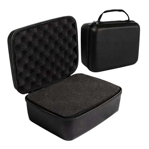 caseling 11x9x5.5 Hard Case with 3-Layer Customizable Pick-and-Pluck Foam | 3 pre-scored foam layers, TSA compliant travel case, rigid EVA shell, electronics and tech gear case, smooth zippers - size: 11" x 9" x 5.5"