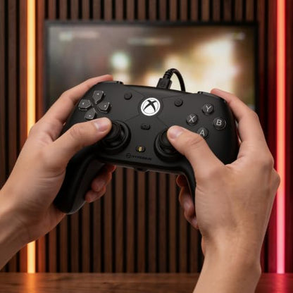 Hyperkin The Competitor Wired Controller for Xbox Series X|S, Xbox One & PC, Black - color: Black