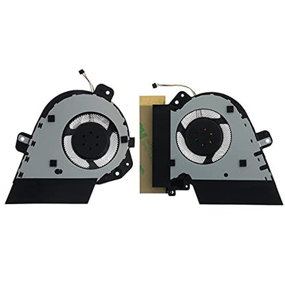 Replacement CPU GPU Cooling Fan for Asus ROG Zephyrus GU502DU GA502IU GA502IV 5V 0.5A 13NR03V0T02011 13NR0210T01111 13NR0210AM0901 DFS5K12304363C DFS5K12115491P