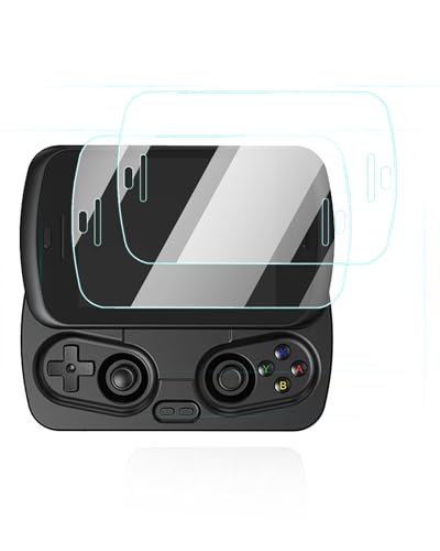 Screen Protector for ANBERNIC RG Slide Handheld Game Console, Anti-Scratch 9H Hardness Touch Sensitive Edges Bubble Free Easy to Install,2 Pack.