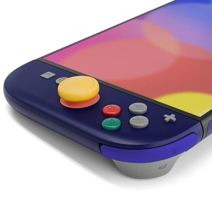 eXtremeRate DIY Replacement Shell Buttons for Nintendo Switch 2, Full Set Back Plate Controller Housing with Button for Switch 2 Handheld Console & Joycon 2 - Deluxe Version - Classic SwitchCube Style - color: Classic SwitchCube Style