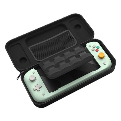 CRKD Nitro Deck Crystal Collection with Carry Case - Professional Handheld Deck with Zero Stick Drift for Nintendo Switch and Switch OLED (Retro Mint - Nostalgia Collection) - color: Retro Mint