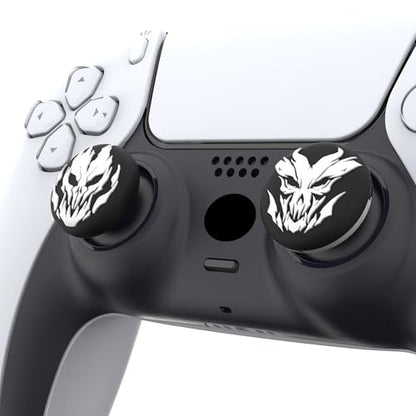 PlayVital Halloween Thumb Grip Caps for Nintendo Switch 2 Pro, Switch Pro Controller, Joystick Caps Cover for ps5, Edge, ps4, Xbox Series X/S, Xbox One, Elite Series 2 Controller - Fire Demons - color: Fire Demons