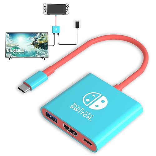 Switch Dock for Nintendo Switch Docking Station,Portable Nintendo TV Adapter Compatible Steam Deck/Switch OLED/Support Switch TV Dock Mode with HDMI2.0, Replacement Travel Docking for Nintendo - size: Switch 1 1080P