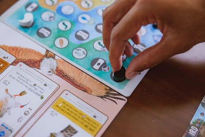 Stonemaier Games: Wingspan Asia by Elizabeth Hargrave | Standalone Game or Expansion to Wingspan | A Relaxing Game About Collecting Birds | Add to Wingspan for 6-7 Players | 1-2 Players, 70 Mins